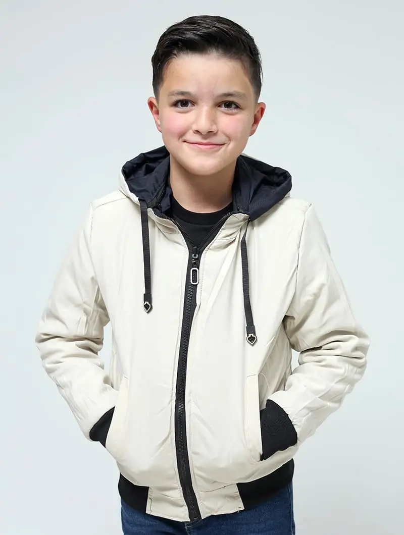 Blouson double-face garçon